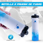 Botella Acero Inoxidable ICELILIS 24 Oz Azul Set Completo - Image 4