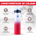 Botella Acero Inoxidable ICELILIS 24 Oz Roja Una tapa - Image 3