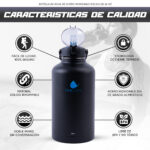 ICELILIS Botella Térmica Negra 64 Oz Una Tapa - Image 4