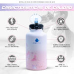 ICELILIS Botella Térmica Rosada 64 Oz Una Tapa - Image 3