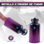 ICELILIS Botella Térmica Morada 64 Oz Set Completo - Image 5
