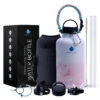 ICELILIS Botella Térmica Rosada con Mariposas 64 Oz Set Completo - Image 2