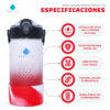 Botella  12 oz de Acero Inoxidable Roja - Image 2