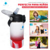Botella  12 oz de Acero Inoxidable Roja - Image 3
