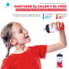 Botella  12 oz de Acero Inoxidable Roja - Image 4