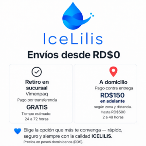 Opciones de Envío ICELILIS – Desde RD$ 0